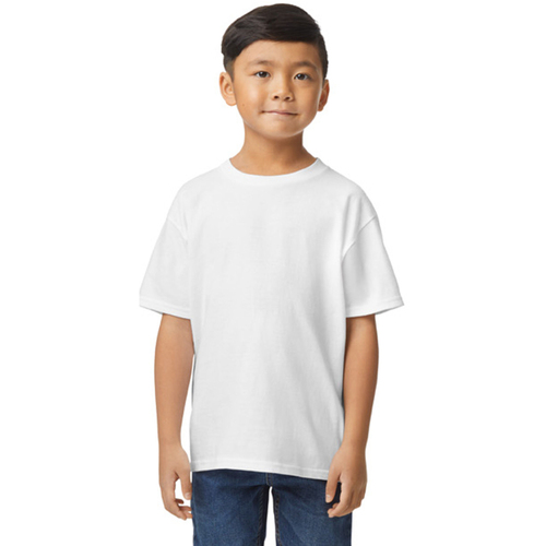 Vêtements Enfant Sélection à moins de 70 Gildan Softstyle Blanc