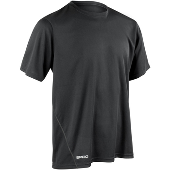 Vêtements Fit T-shirts manches courtes Spiro S253M Noir