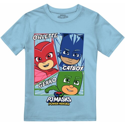 Vêtements Garçon T-shirts manches longues Pj Masks Comic Heroes Bleu