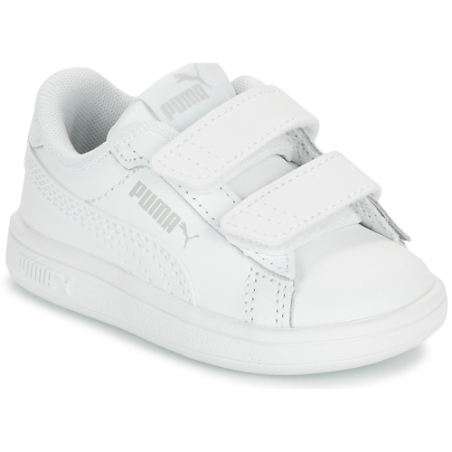 Chaussures Enfant Baskets basses sneaker Puma SMASH 3.0 L INF Blanc
