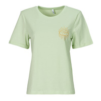 Vêtements Femme T-shirts manches courtes Only ONLLEAH Vert