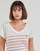 Vêtements Femme T-shirts manches courtes Only ONLEMILY Ecru / Rouge
