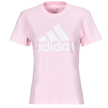 Vêtements Femme T-shirts manches courtes Adidas Sportswear W BL T Rose / Blanc