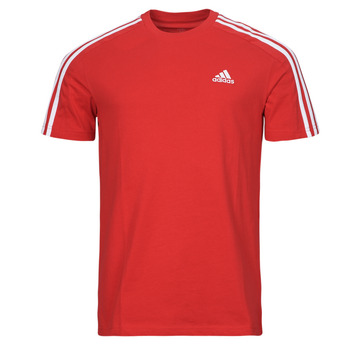 Vêtements Homme T-shirts manches courtes Adidas Red Sportswear M 3S SJ T Rouge / Blanc