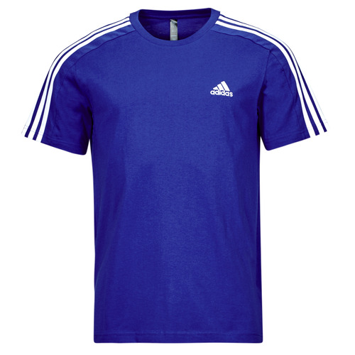 Vêtements Homme T-shirts manches courtes Adidas Year Sportswear M 3S SJ T Bleu / Blanc