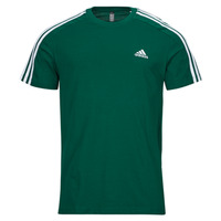 Vêtements Homme T-shirts manches courtes Adidas JEREMY Sportswear M 3S SJ T Vert / Blanc