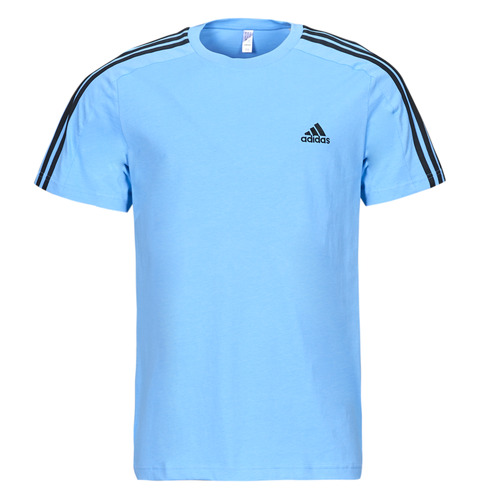 Vêtements Homme T-shirts manches courtes Adidas Sportswear M 3S SJ T Bleu / Noir