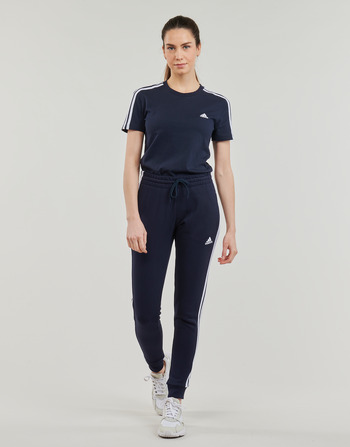 Vêtements Femme Pantalons de survêtement Adidas Sportswear W 3S FT CF PT Marine / Blanc