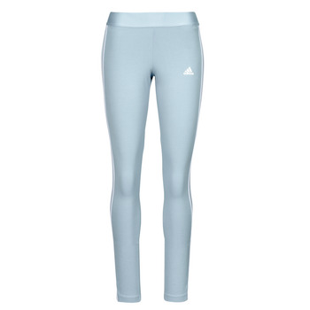 Vêtements Femme Leggings haute Adidas Sportswear W 3S LEG Bleu Glacier / Blanc