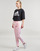 Vêtements Femme Pantalons de survêtement Adidas Sportswear W FI 3S SLIM PT Rose / Blanc