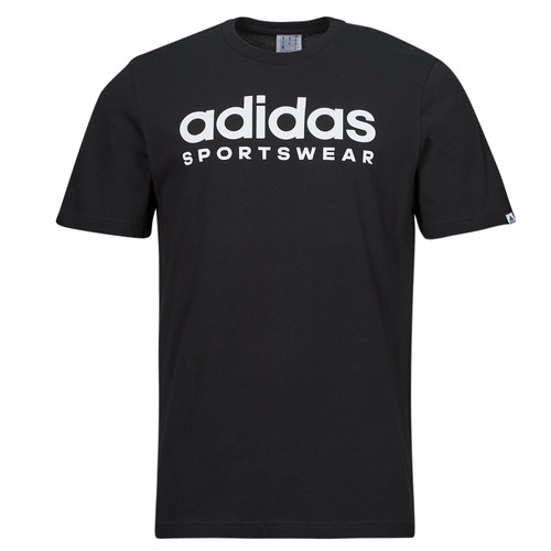 Vêtements Homme T-shirts manches courtes One Adidas Sportswear SPW TEE Noir / Blanc