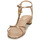 Chaussures Femme Sandales et Nu-pieds cardi b reebok sneakers new shoes gold leather dress FALLON-SANDALS-FLAT SANDAL Doré