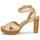 Chaussures Femme Sandales et Nu-pieds Lauren Ralph Lauren SASHA-SANDALS-HEEL SANDAL Beige