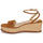 Chaussures Femme Sandales et Nu-pieds Lauren Ralph Lauren LEONA-ESPADRILLES-WEDGE Cognac