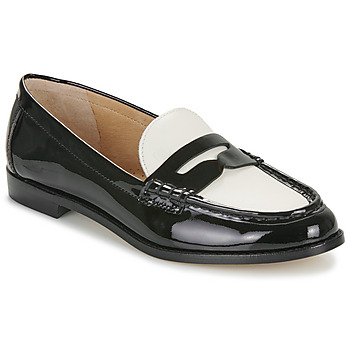 Chaussures Femme Mocassins M 35 cm - 40 cm WYNNIE-FLATS-LOAFER Noir / Blanc