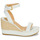 Chaussures Femme Sandales et Nu-pieds Lauren Ralph Lauren HILARIE-ESPADRILLES-WEDGE Blanc