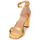 Chaussures Femme Sandales et Nu-pieds Lauren Ralph Lauren LOGAN-SANDALS-HEEL SANDAL Doré