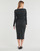Vêtements Femme Robes longues Lauren Ralph Lauren PARISSA-LONG SLEEVE-DAY Texture DRESS Noir