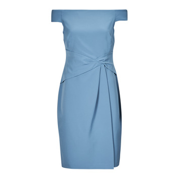 Vêtements Femme Robes courtes S 0 cm - 35 cm SARAN SHORT-SHORT SLEEVE-COCKTAIL DRESS Bleu