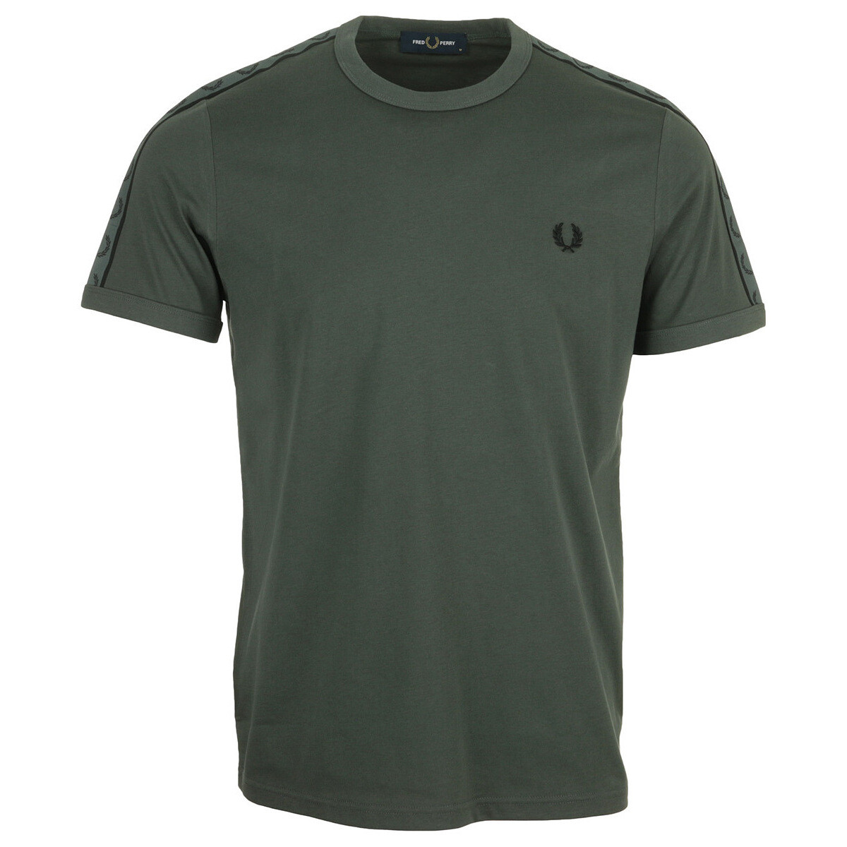 Vêtements Homme T-shirts manches courtes Fred Perry Contrast Tape Ringer Vert