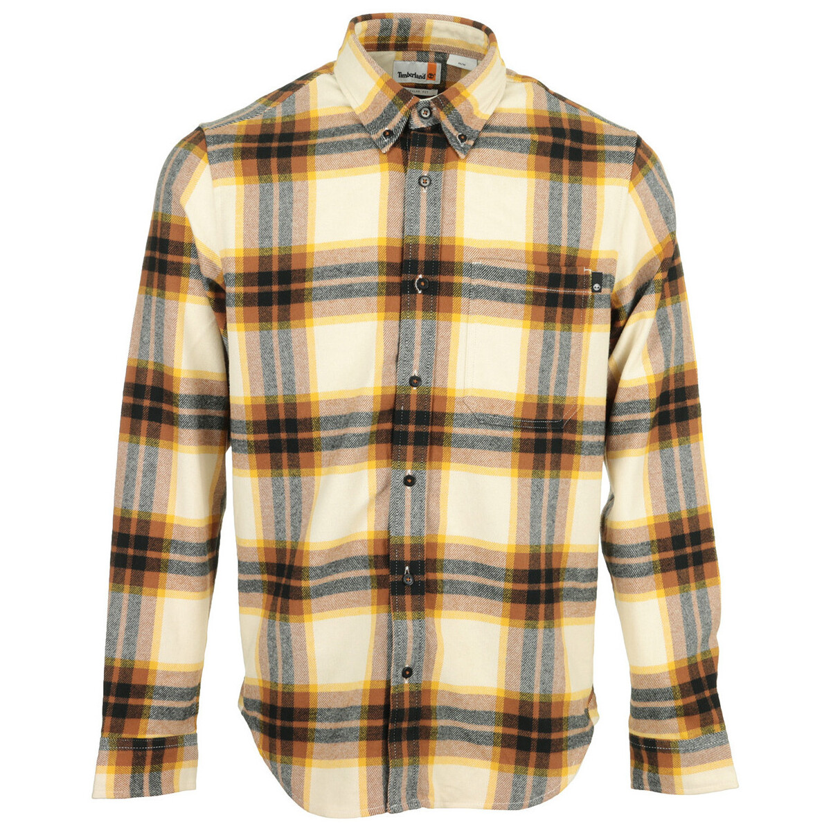 Vêtements Homme Chemises manches longues Timberland Ls Heavy Flannel Plaid Jaune