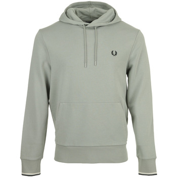 Vêtements Homme Sweats Fred Perry Tipped Hooded Sweatshirt Gris
