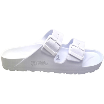 Chaussures Claquettes Natural World NAW7051bia Blanc
