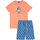 Vêtements Homme Et acceptez notre Polique de Protection des Données Pyjama court coton Orange