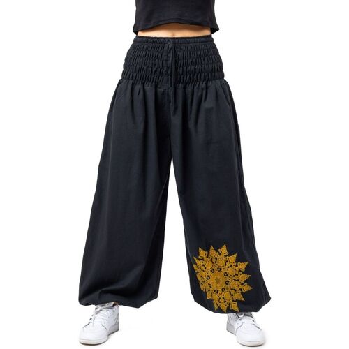 Vêtements Top 5 des ventes Fantazia Pantalon elastique bouffant mandala Rajakumala Noir
