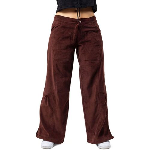 Vêtements Pantalons Fantazia Pantalon hybride velours côtelé mixte Autumn Marron