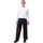 Vêtements Pantalons fluides / Sarouels Fantazia Pantalon droit mixte hybride imprimé original Fibonacci Noir