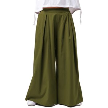 Vêtements Pantalons fluides / Sarouels Fantazia Pantalon large évasé unisexe kaki Hokkaido Vert