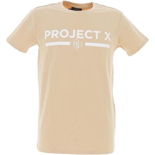 Vêtements Homme T-shirt Core Sport azul e branco Project X Paris T-shirt logo Beige