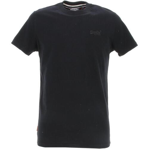 Vêtements Homme T-shirts Coach manches courtes Superdry Vintage logo emb tee mc blk Noir