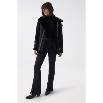 Salsa Faux shearling coat Noir