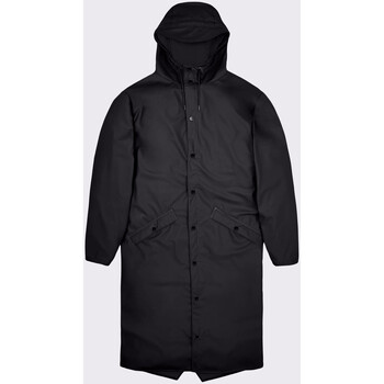 Vêtements Parkas Rains Imperméable Longer Jacket rosa 18360 Black-043167 Noir