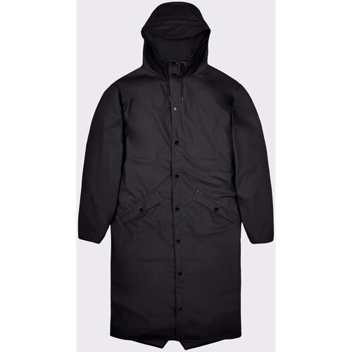 Vêtements Parkas Rains Imperméable Longer Jacket 18360 Black-043167 Noir