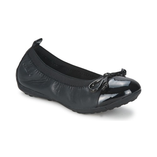 Chaussures Fille Ballerines / babies Geox PIUMA BALLERINE Noir