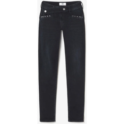 Vêtements Femme Jeans Le Temps des Cerises Gance pulp slim jeans bleu-noir Noir