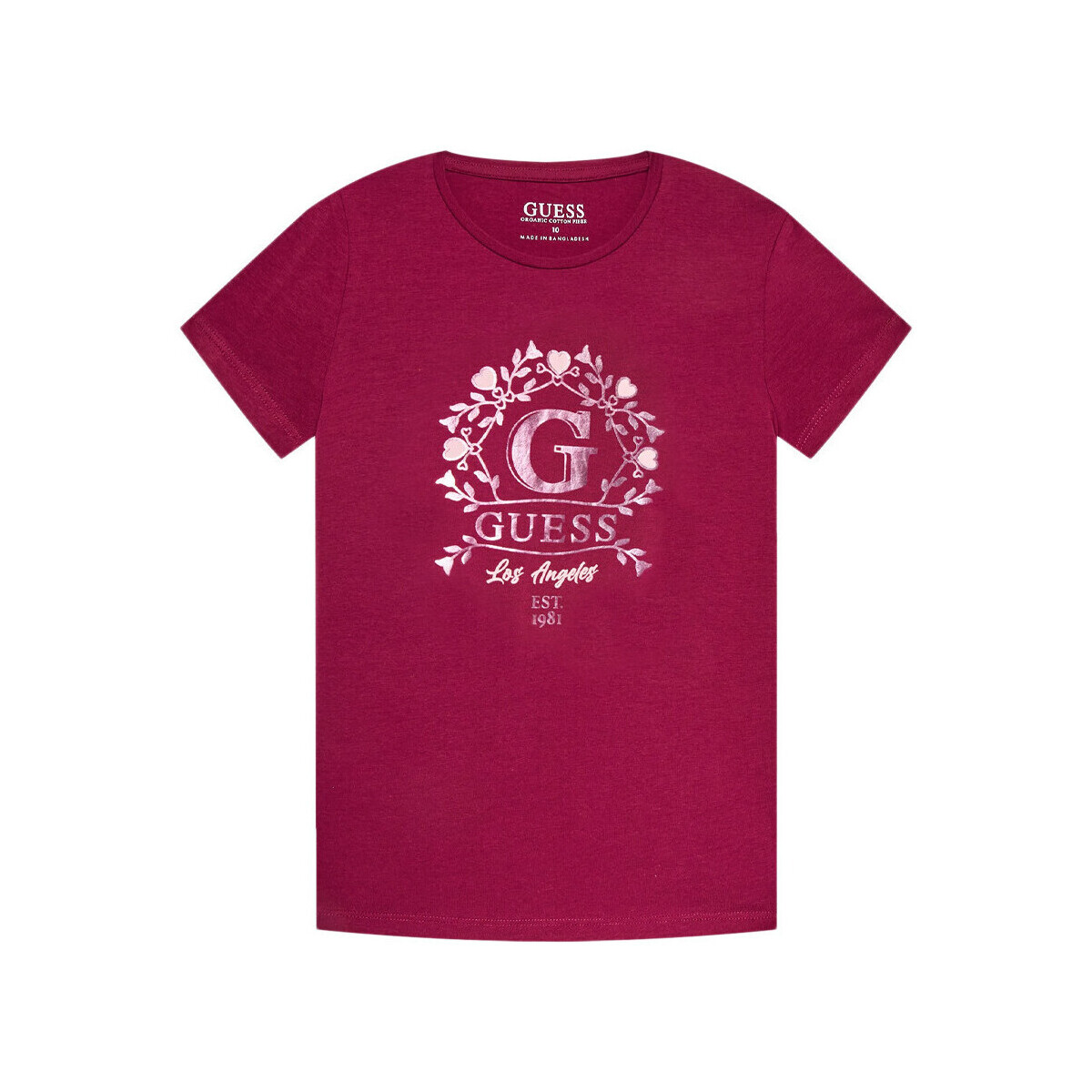 Vêtements Fille T-shirts & Polos Guess G-J3BI17J1314 Violet