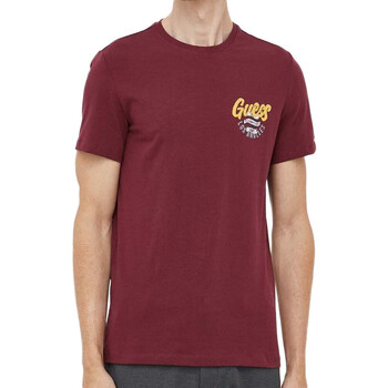 Vêtements Homme T-shirts manches courtes Guess G-M3BI29J1314 Rouge