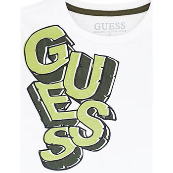 Vêtements Garçon T-shirts & Polos Guess G-L3BI15I3Z14 Blanc
