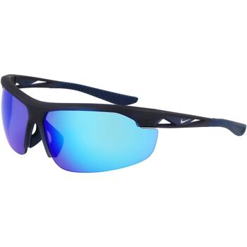 lunettes de soleil nike  windtrack m fv2398 lunettes de soleil, bleu/bleu, 75 mm 
