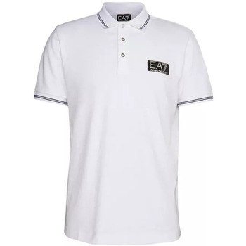 Vêtements Homme T-shirts & Polos Ea7 Emporio Bianco Armani Polo Blanc