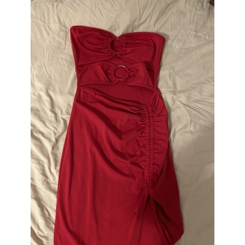 Vêtements Femme Robes courtes Shein Robe de soirée shein Rouge