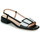 Chaussures Femme nbspTour de bassin :  Fericelli PANILA Noir / Blanc