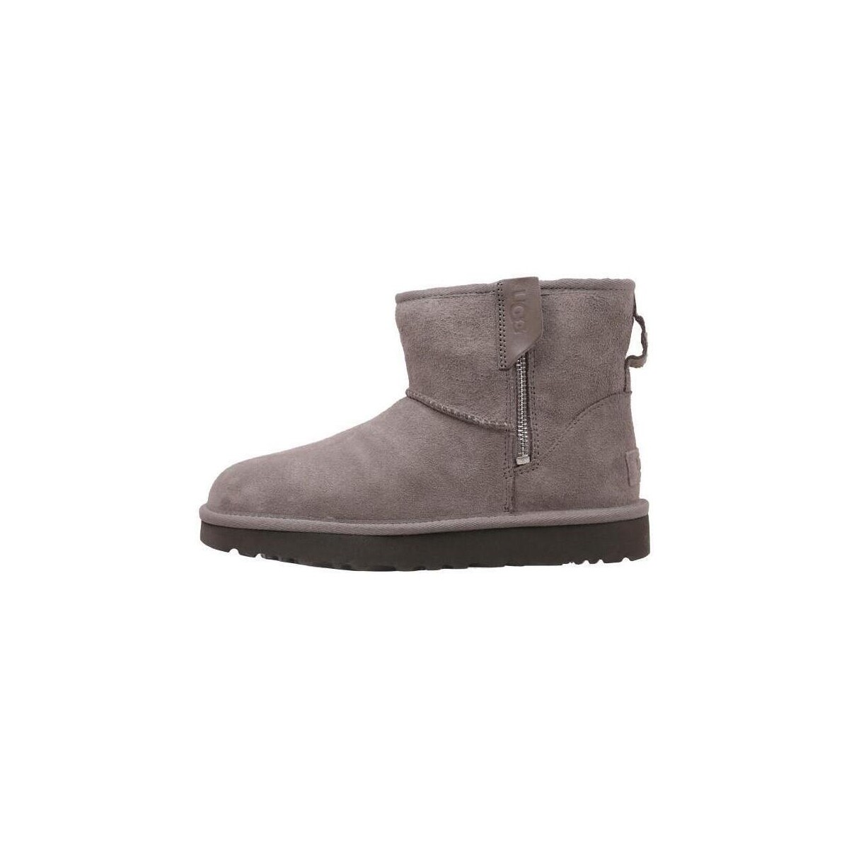 Chaussures Femme Bottes UGG Classic Mini Bailey Zip Beige