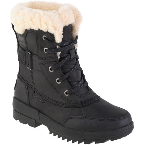 Chaussures Femme Bottes de neige Sorel Torino II Parc Boot WP Noir