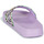 Chaussures Fille Claquettes Fila MORRO BAY P SLIPPER KIDS Violet / Leopard