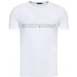 Vêtements Homme Débardeurs / T-shirts sans manche Emporio Armani Brown EA7 Tee shirt homme Emporio Armani Brown blanc  111035 3R516 - S Blanc